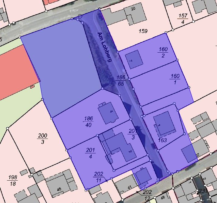 GIS Bild Zwischen Schafhofgasse und Rodensteiner Straße